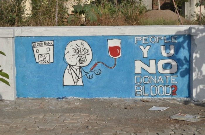 Y U No donate blood?