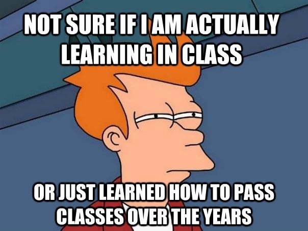 As a senior in college