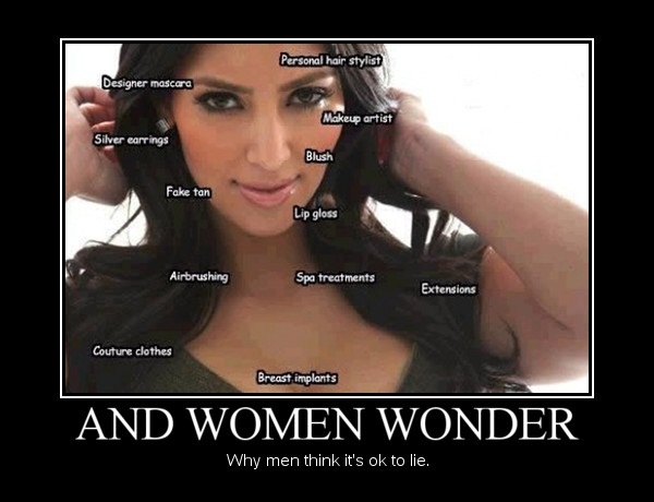 And women wonder..