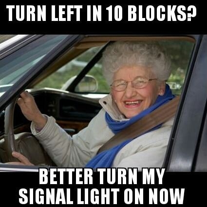 How my grandparents drive
