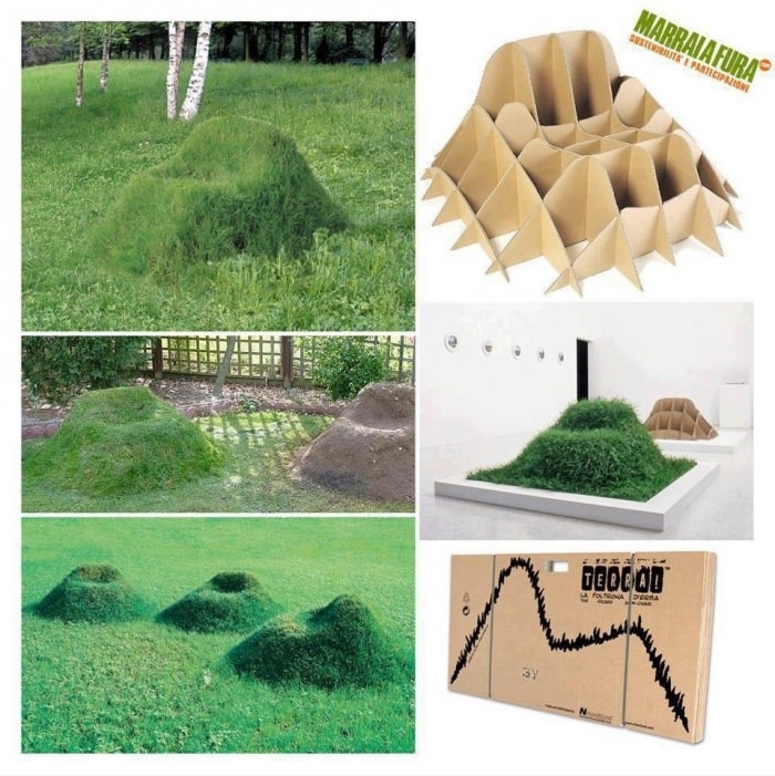 A grass chair