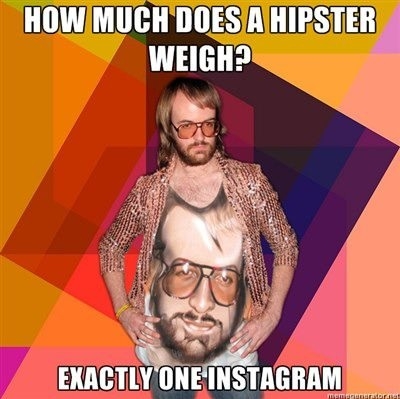 How much do hipsters weigh?