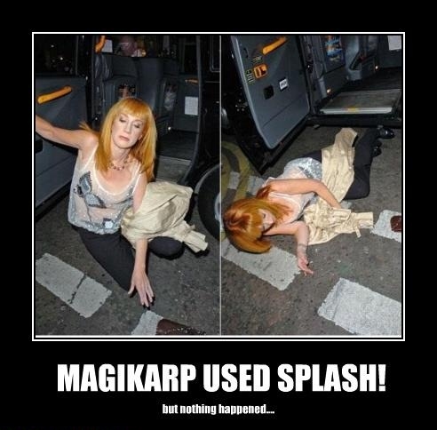 Magikarp used splash!