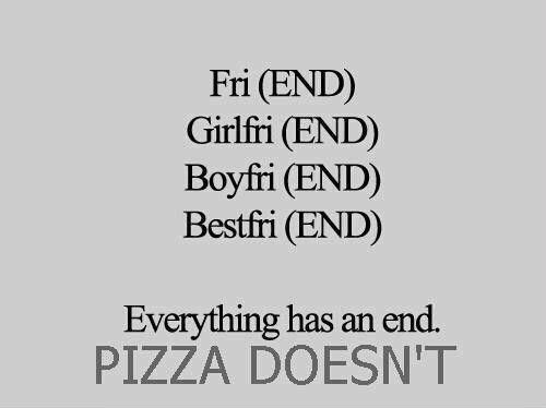 Pizza never ends