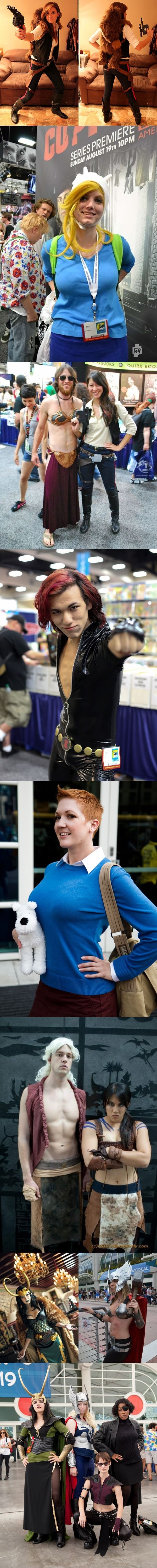 Gender-Reversed Cosplays