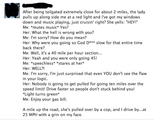 Stupid woman