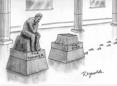 The thinker & the doer