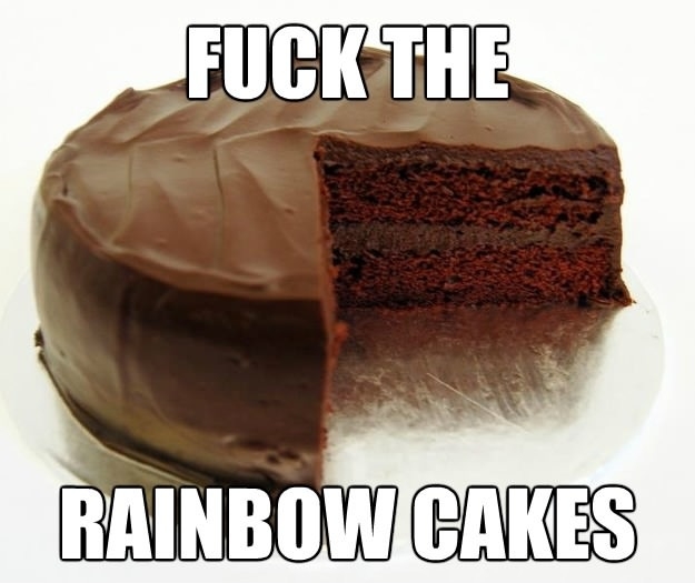 Enough of rainbow cakes!