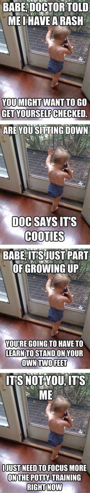 The doc said it's cooties
