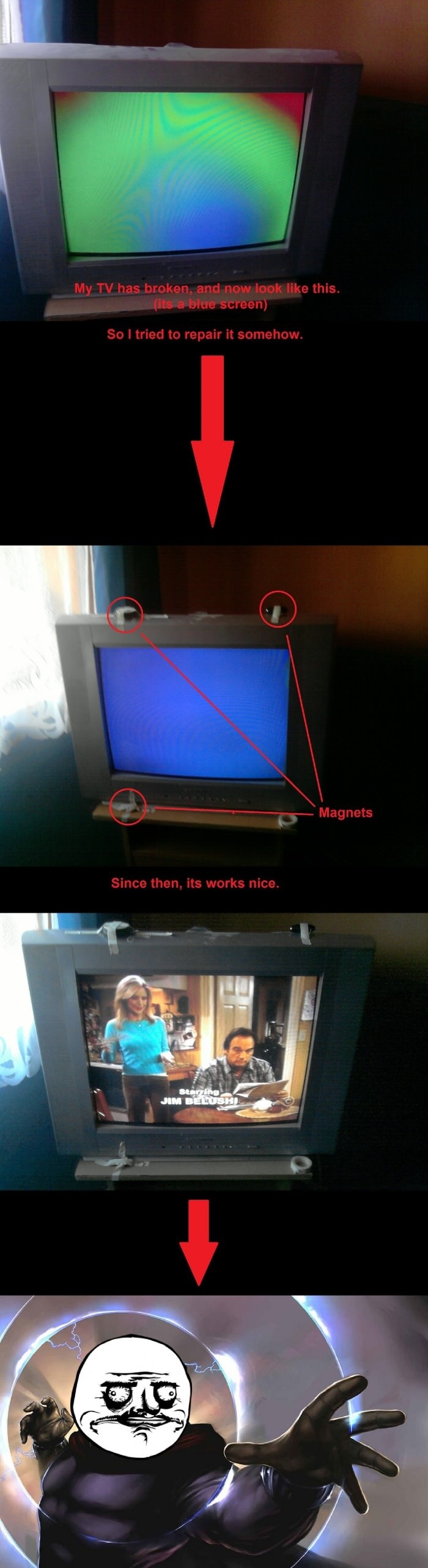 How I repaired my TV