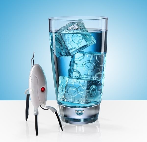 Portal 2 Cube Ice Tray
