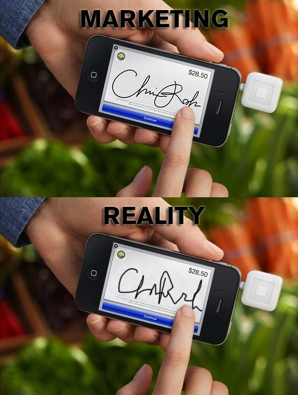 Marketing vs Reality