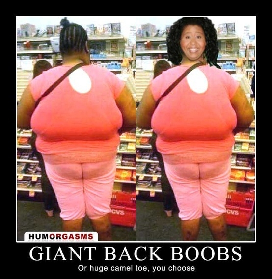 Giant back b00bs