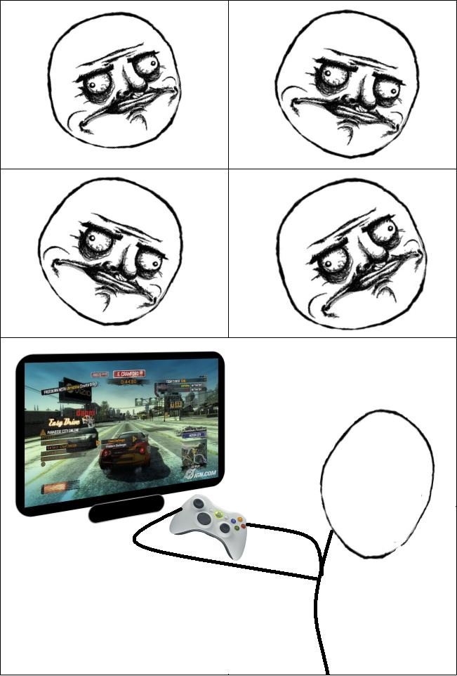 Playing racing games