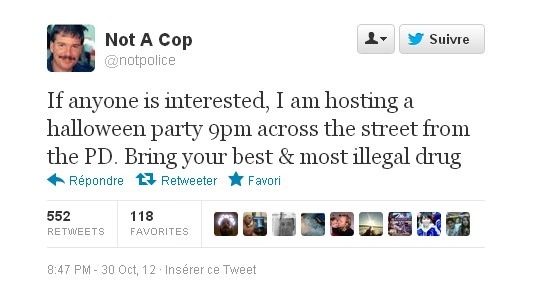 Not a cop