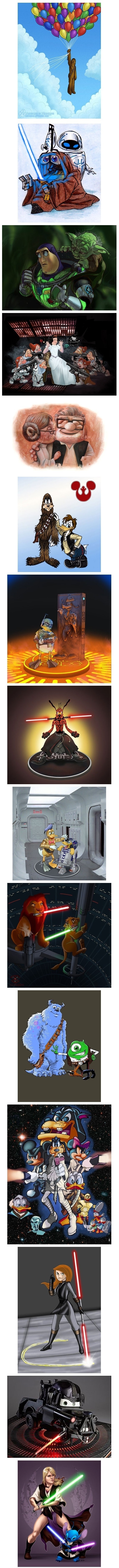 Disney/Star Wars mashup