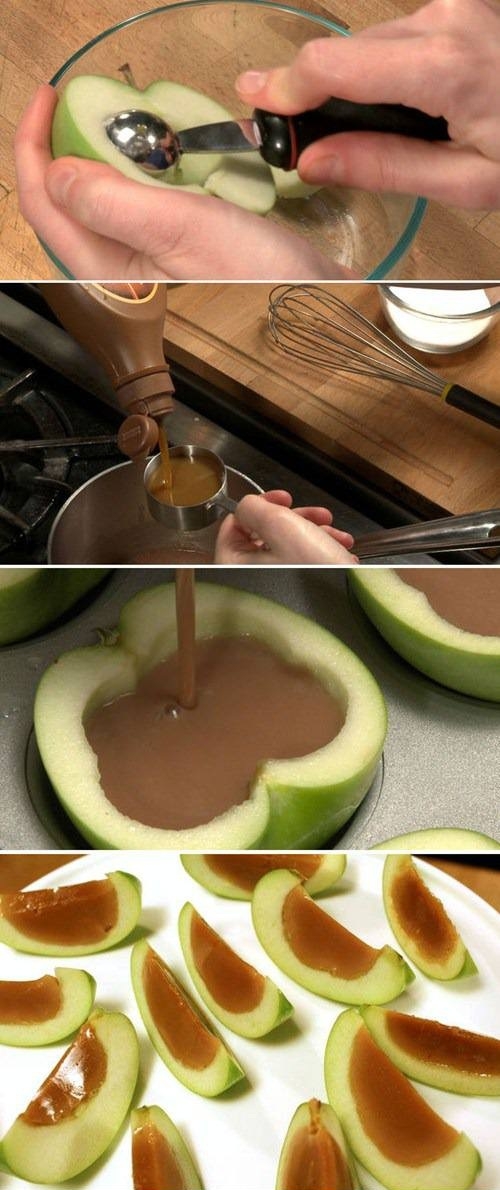 Caramel-Apple Jello Shots