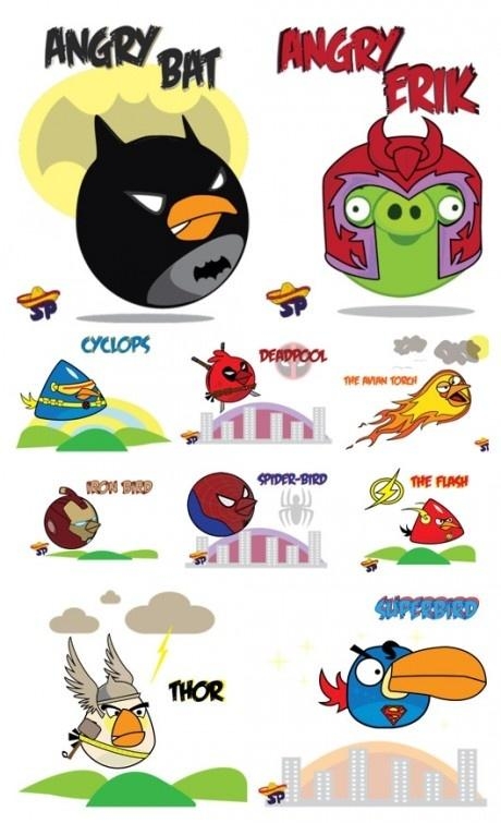 Marvel/DC Angry Birds