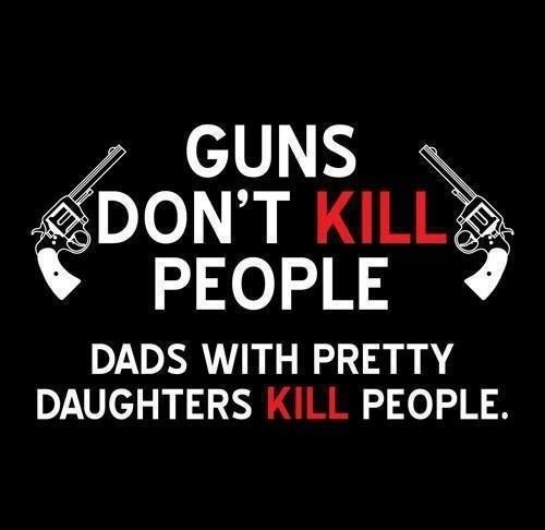 Guns don't kill people