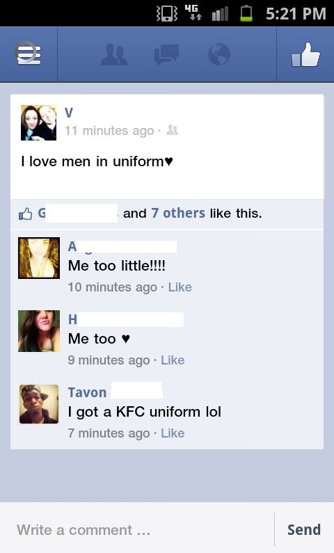 I love men in uniform