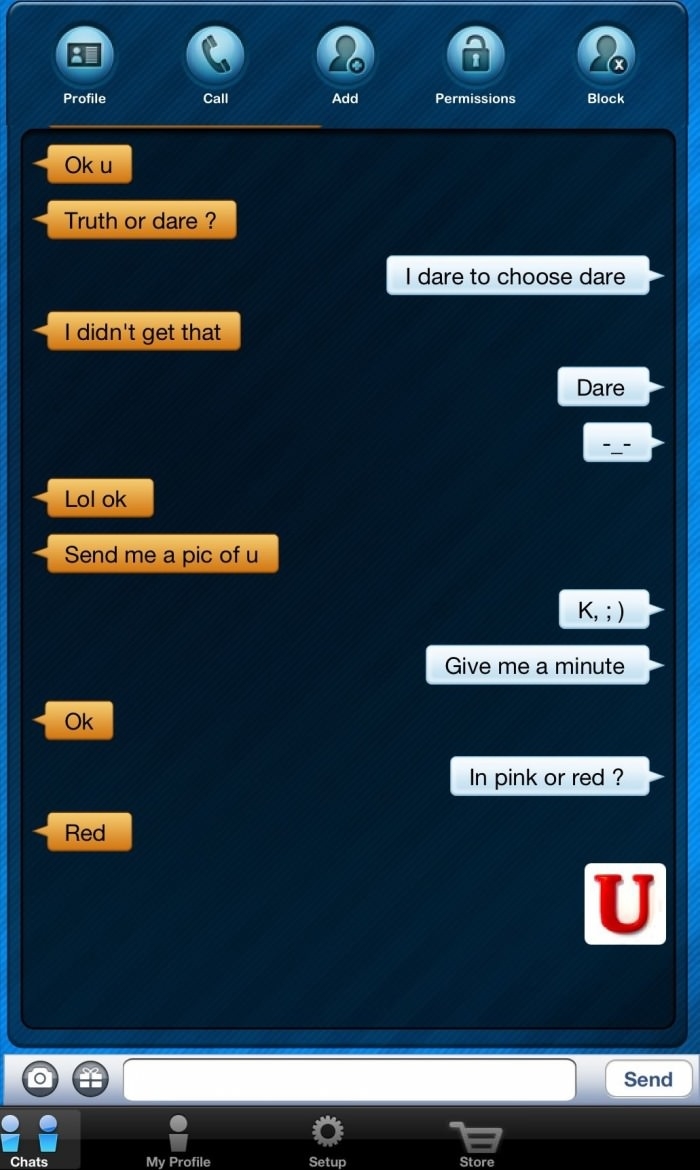 He then disconnected