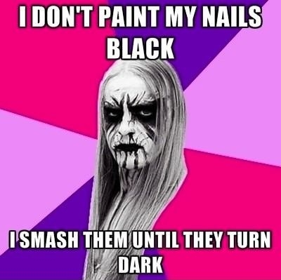 I don't paint my nails