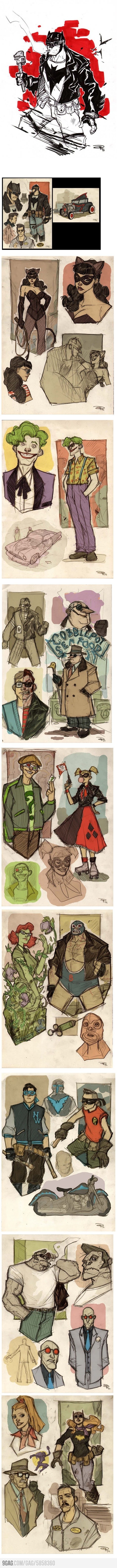 Batman & Co 50s Rockabilly