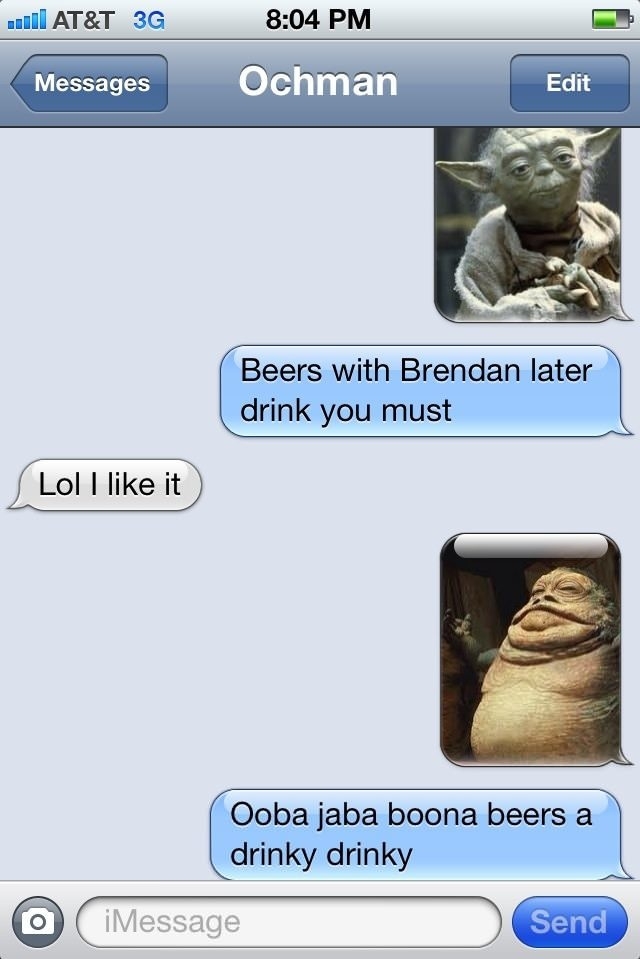 Getting my buddy to the bar