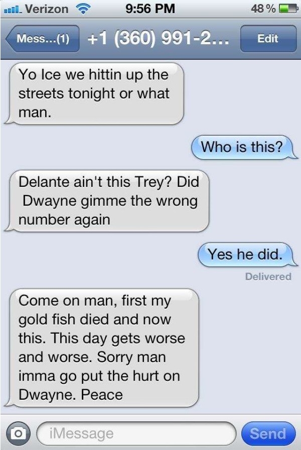 Dwayne's in trouble