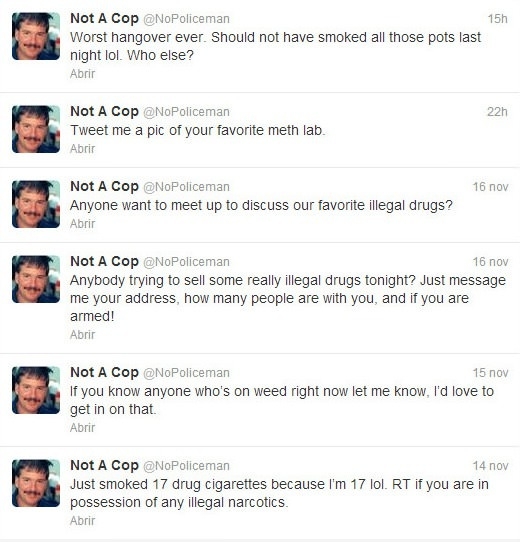 Not a cop