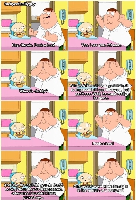 Hey Stewie, Peek-a-boo!