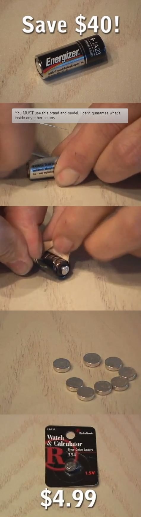 Save money on batteries