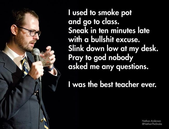 I was the best teacher ever