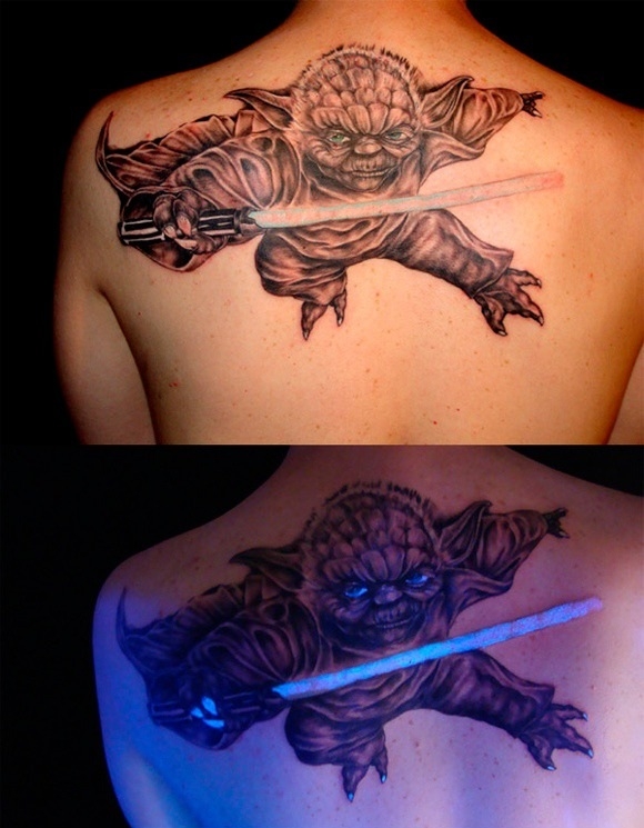 Awesome Yoda Tattoo