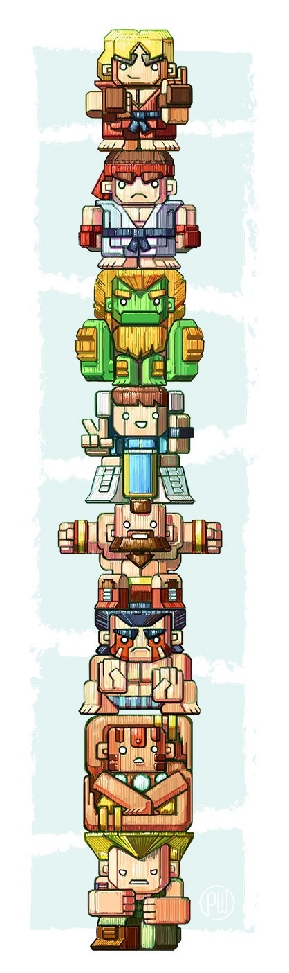 Street Fighter Totem