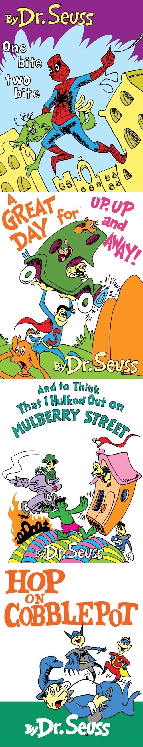 Dr Seuss Superheroes