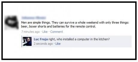 Setting things straight.
