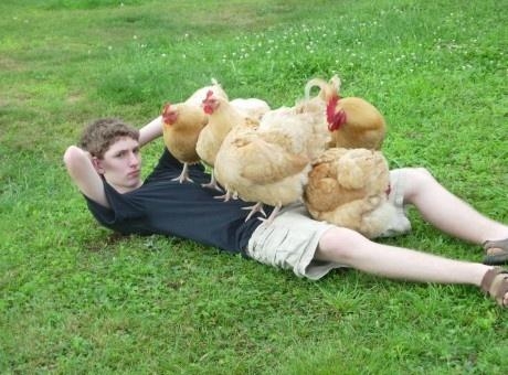 All the chicks are crazy for me!