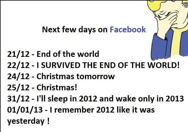 Next few days on FB