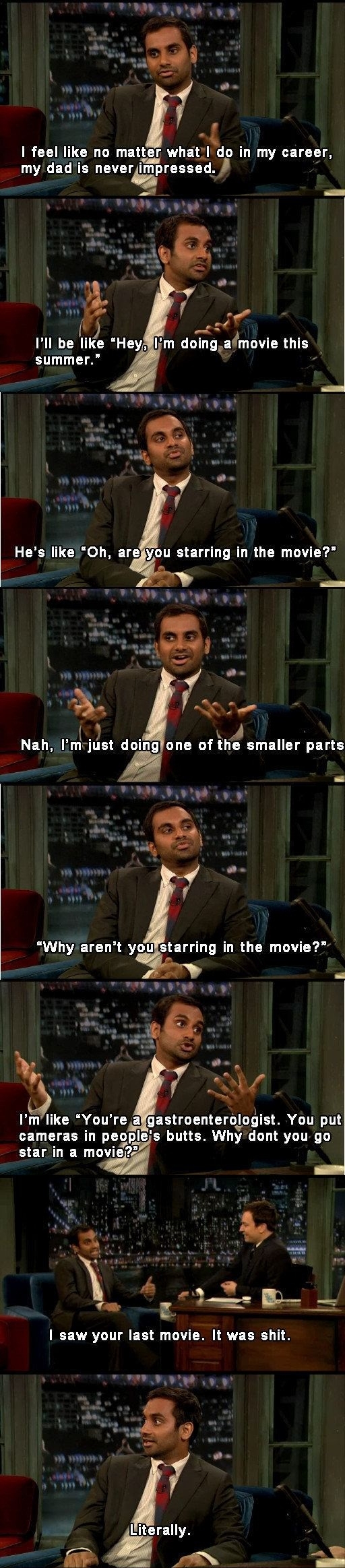 Aziz is awesome
