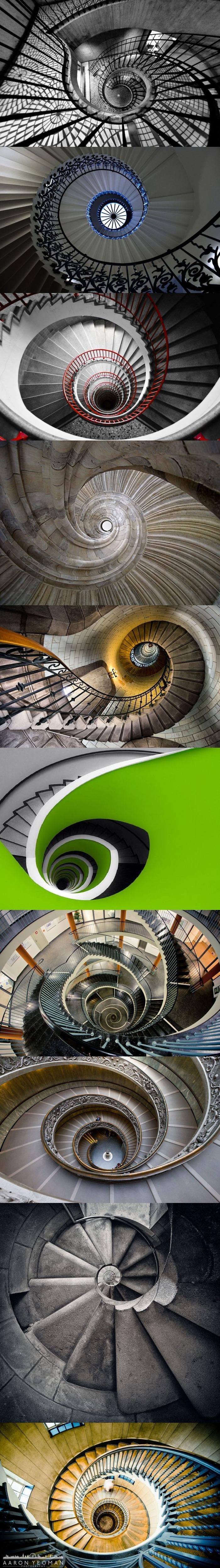 Awesome spiral stairs