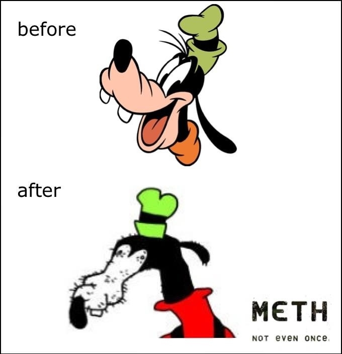 Meth, not even once