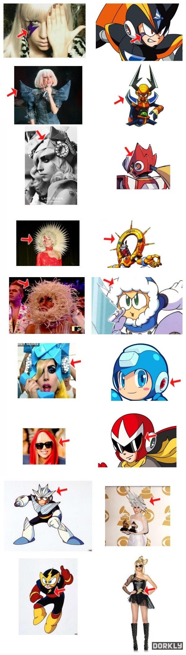 Gaga loves Mega Man