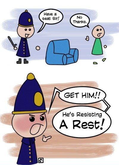 Never resist arrest