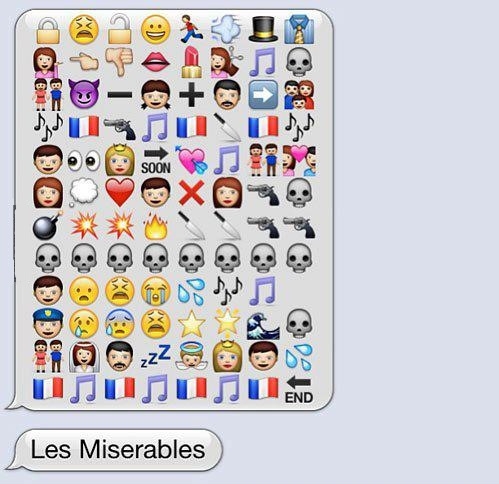 Les Misrables in SMS