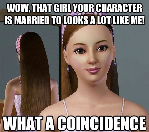 Playing sims with crush