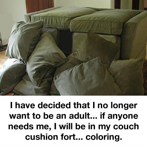 I don't wanna be an adult