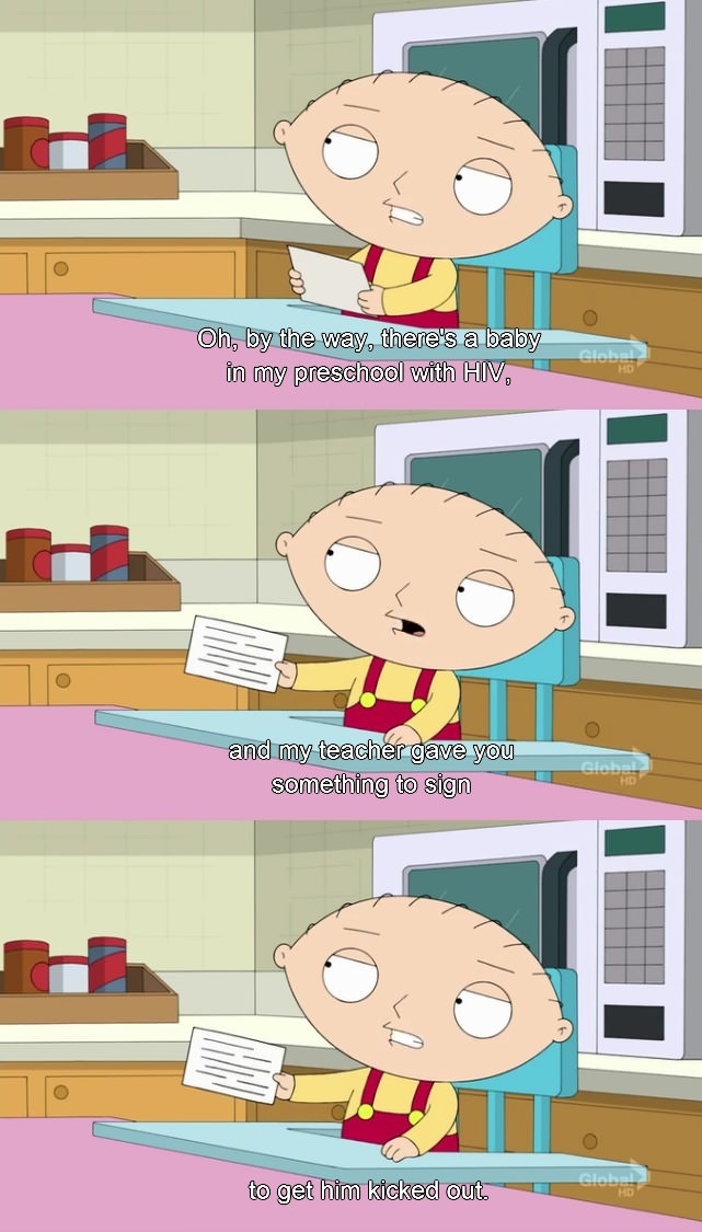 Oh Stewie! You're so innocent!