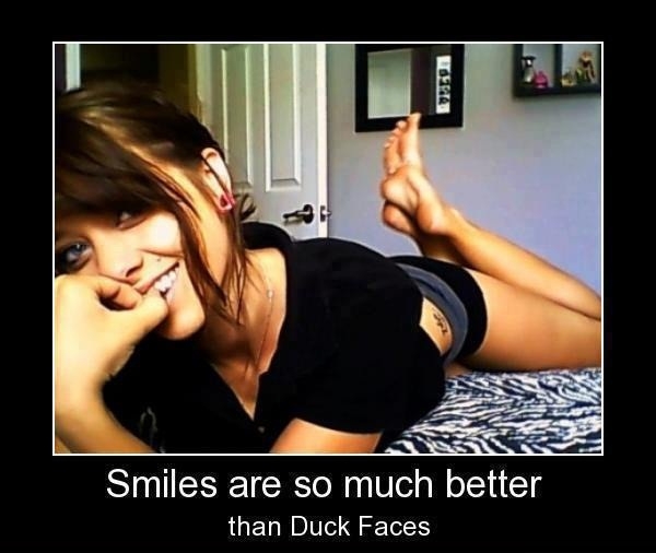 Just smile girls!