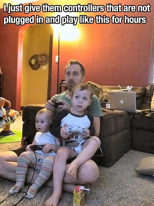 Dad, you're doing it right!